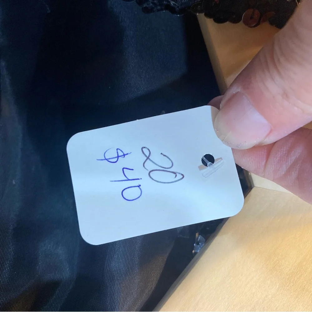 Elegant Gold & Black Sequinned Fully Lined Jacket - Picture 7 of 7